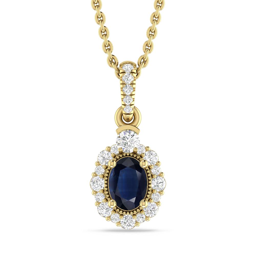 Yellow Gold - Sapphire