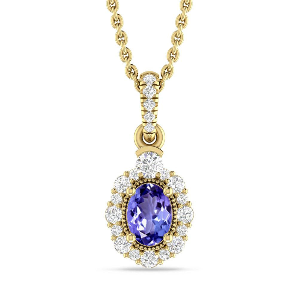 Yellow Gold - Tanzanite