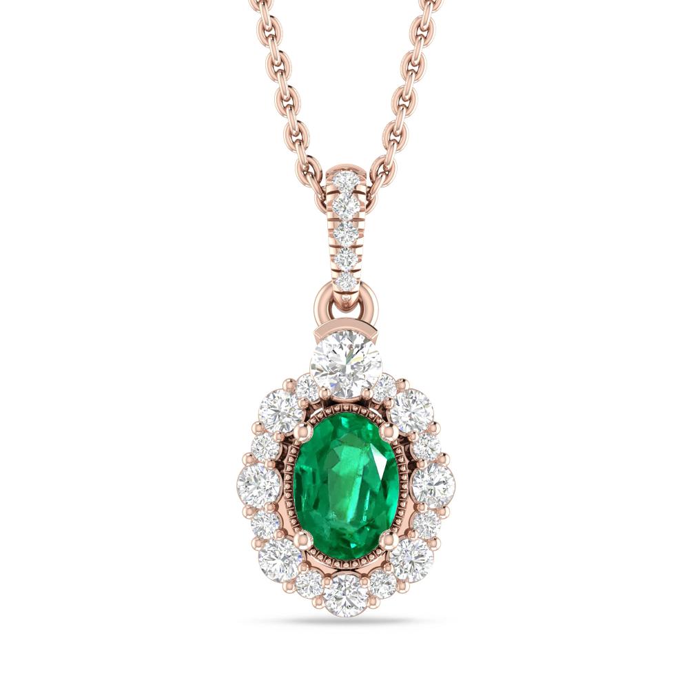 Rose Gold - Emerald