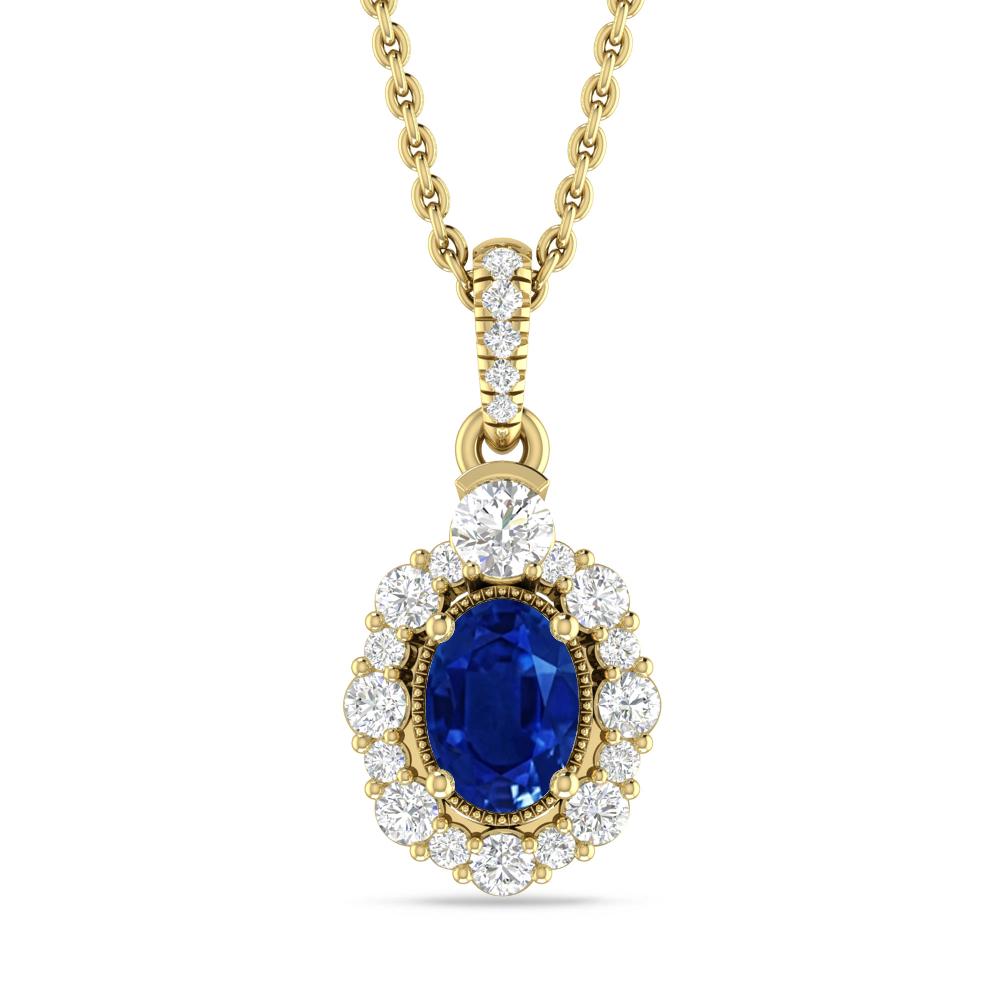 Yellow Gold - Sapphire