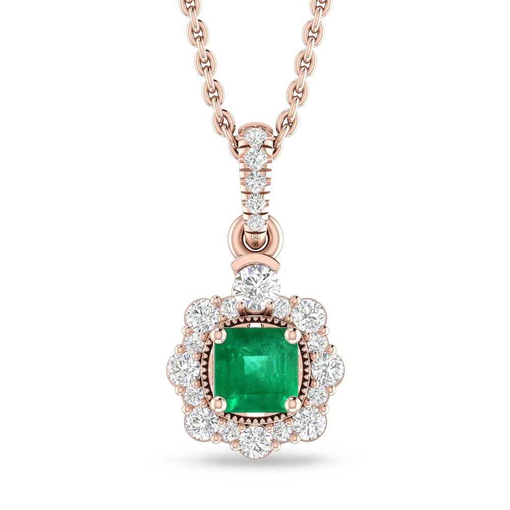 Rose Gold - Emerald