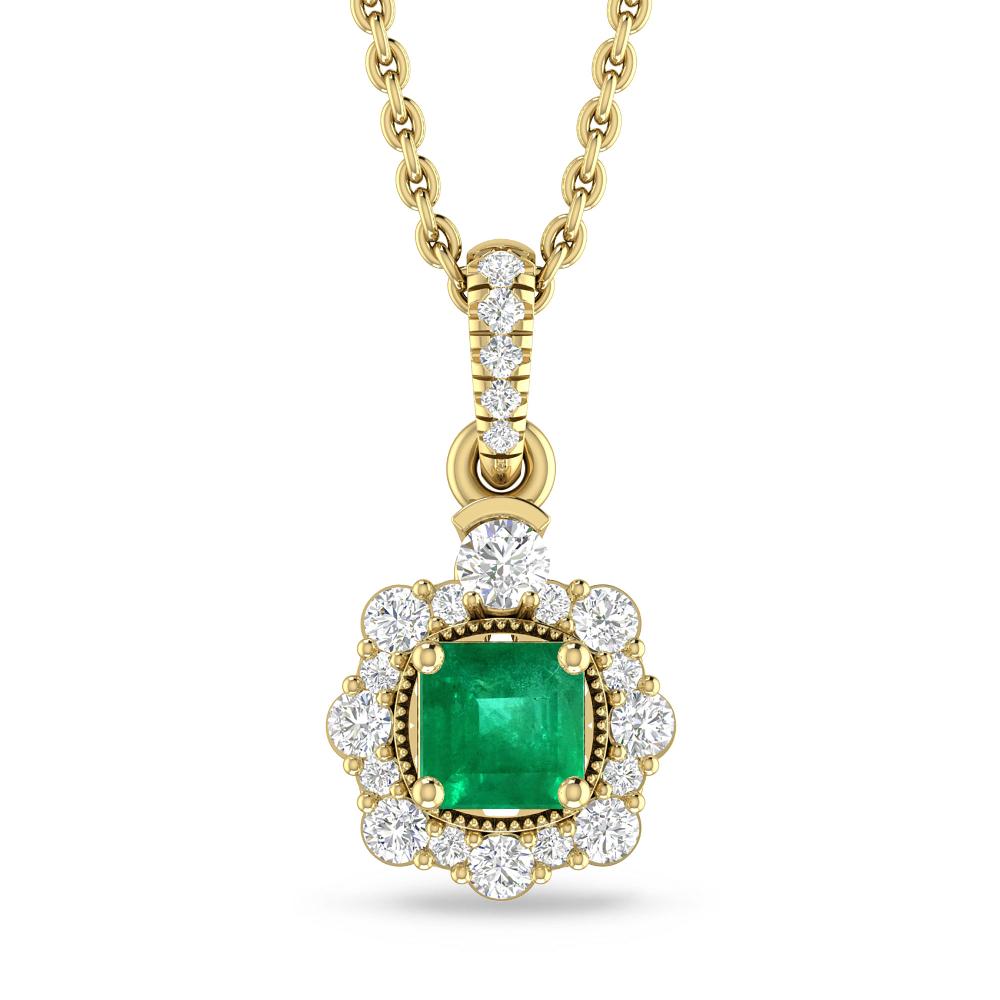 Yellow Gold - Emerald