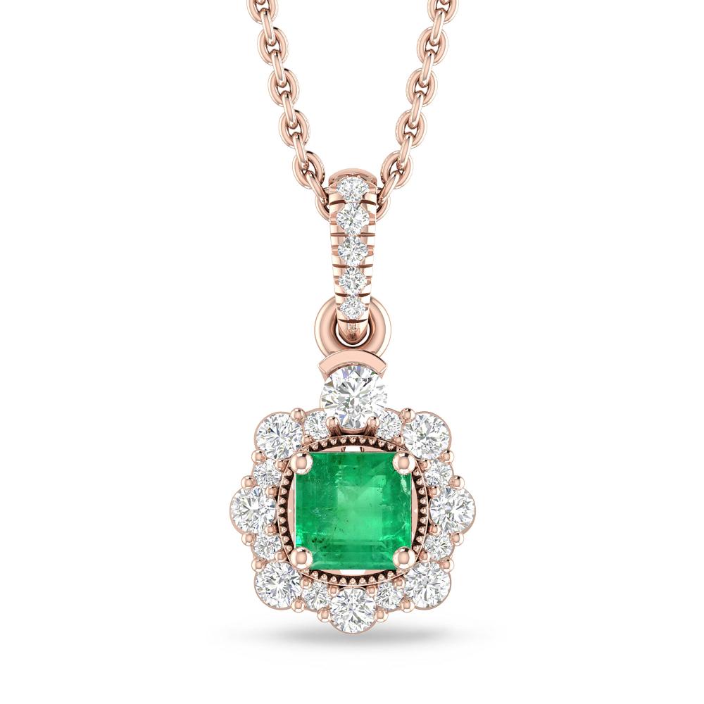 Rose Gold - Emerald