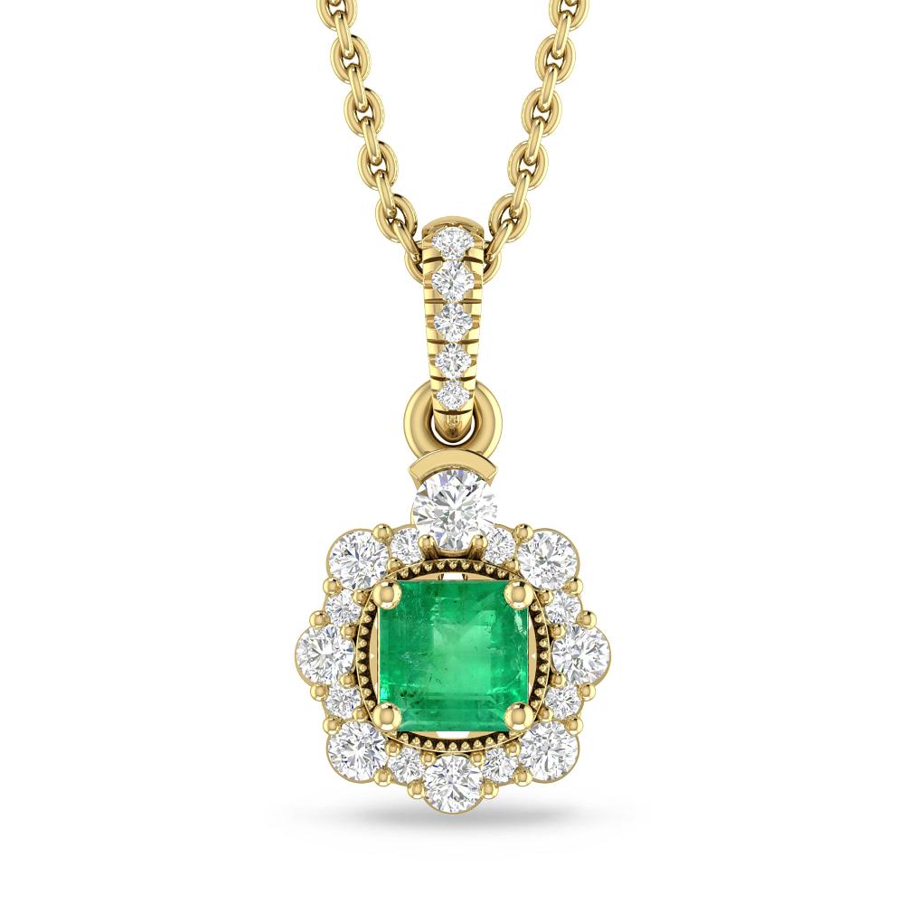 Yellow Gold - Emerald