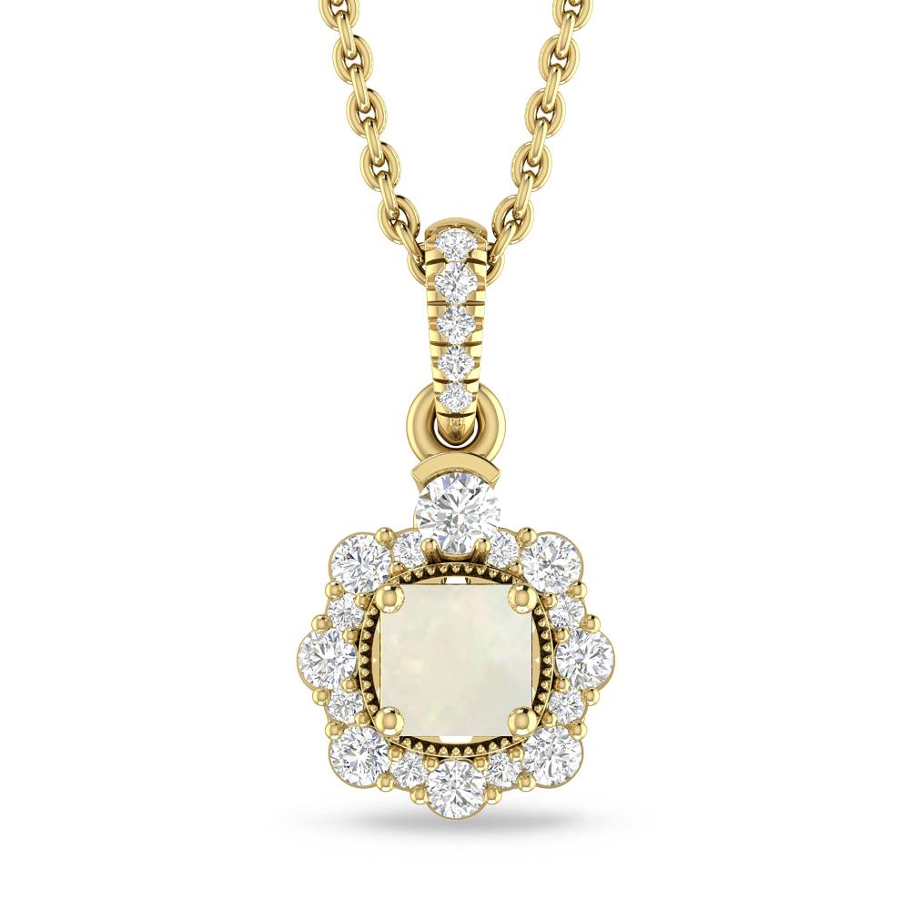 Yellow Gold - Opal