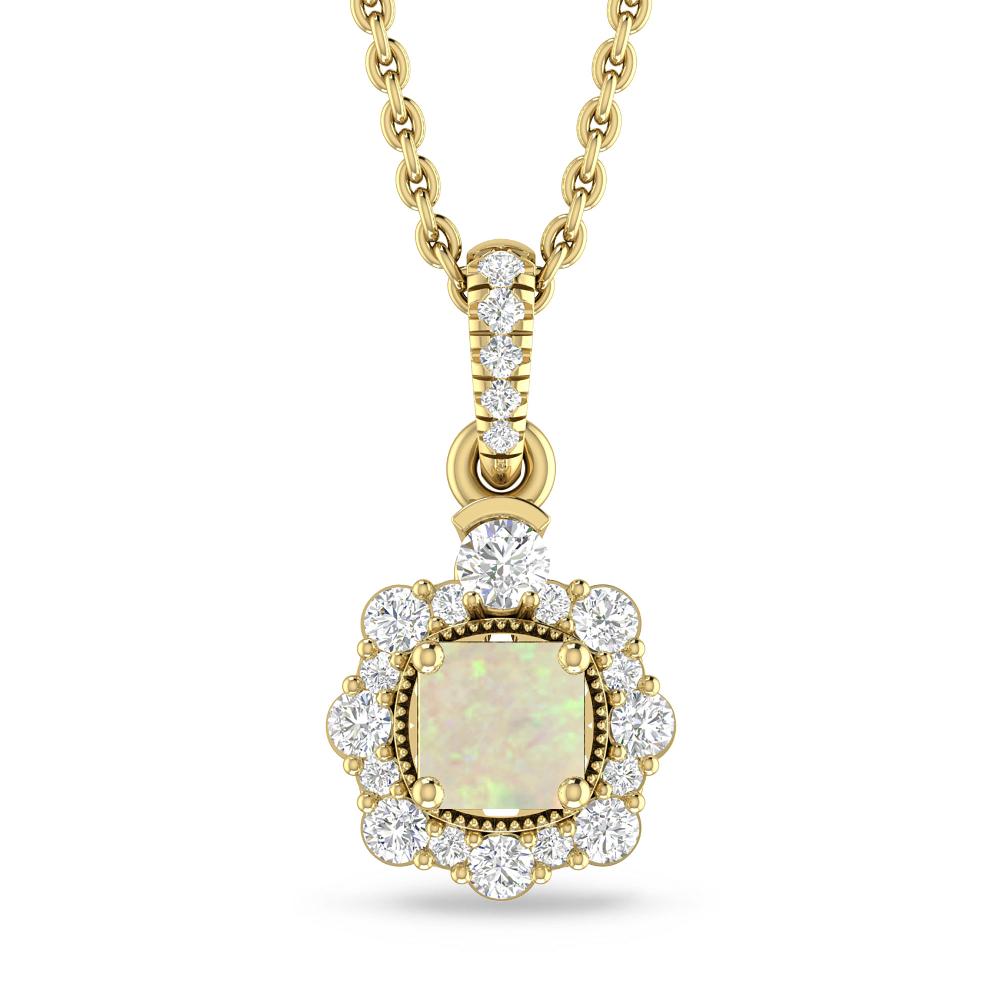 Yellow Gold - Opal