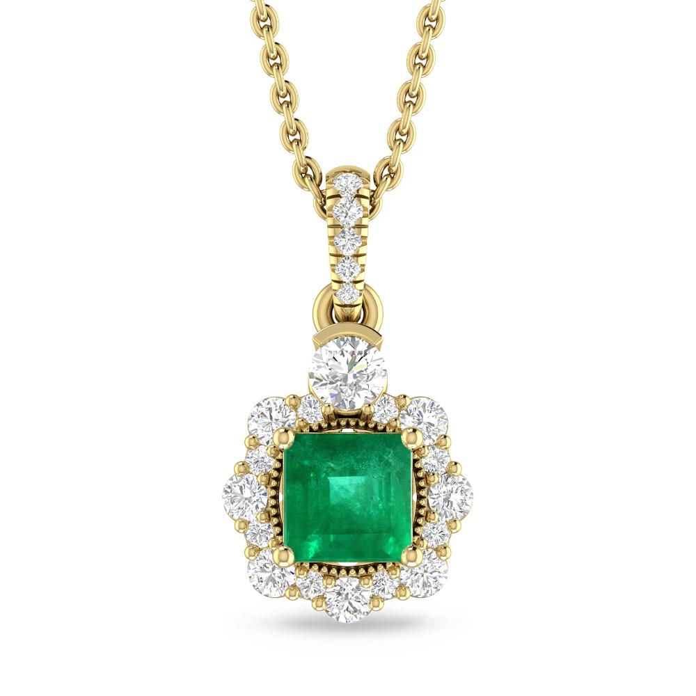 Yellow Gold - Emerald