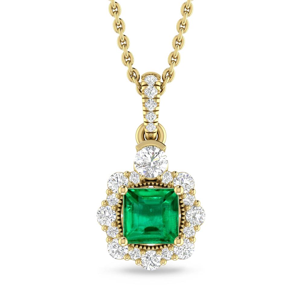Yellow Gold - Emerald