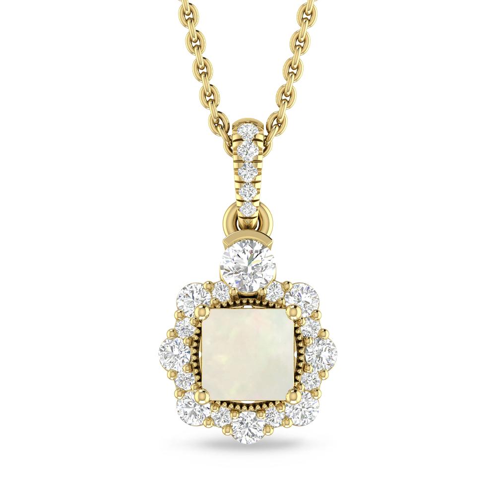Yellow Gold - Opal