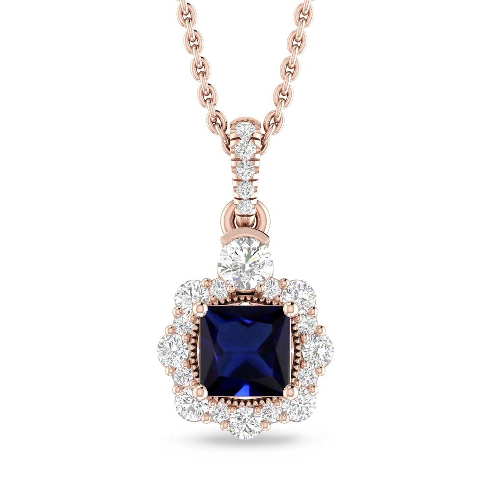 Rose Gold - Sapphire