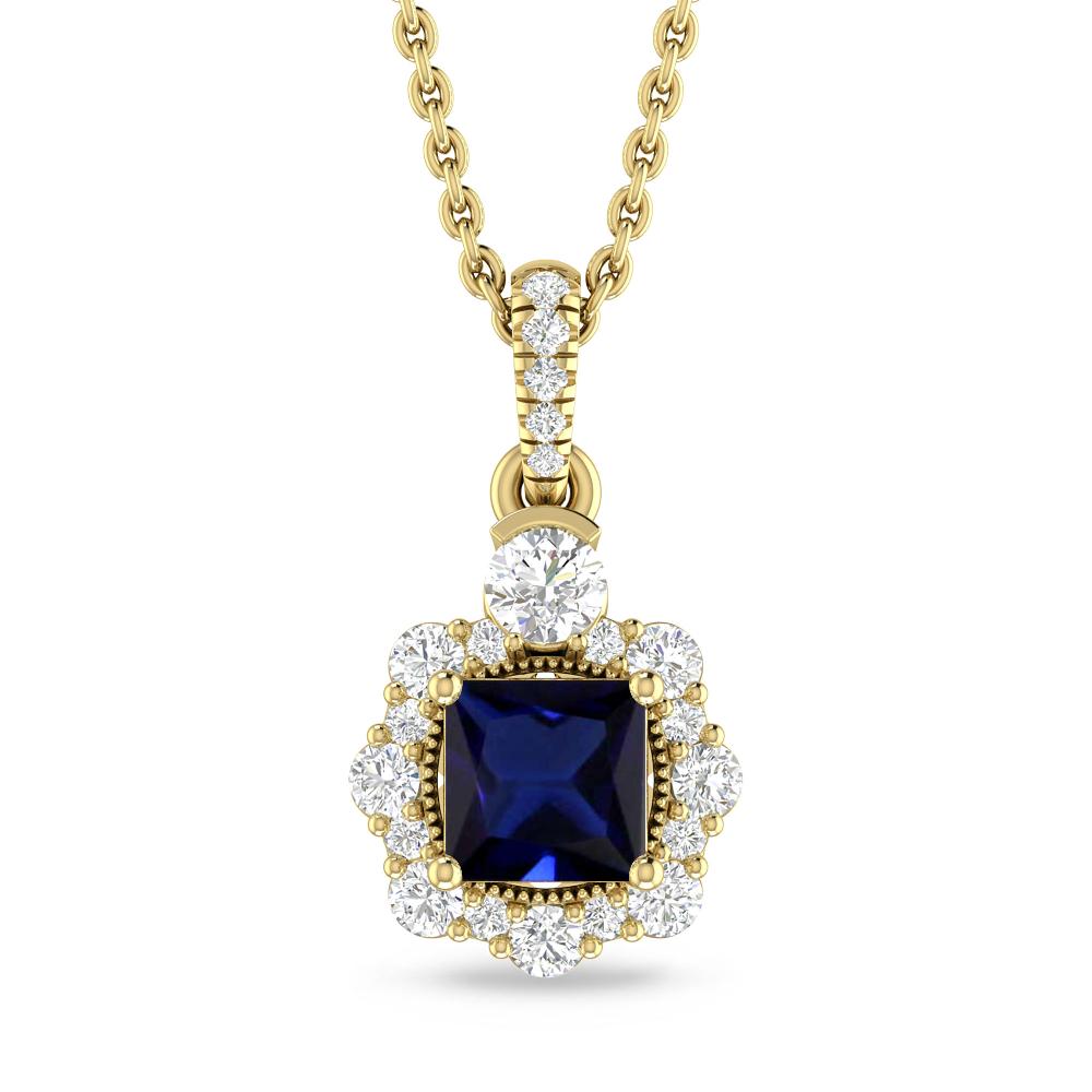 Yellow Gold - Sapphire