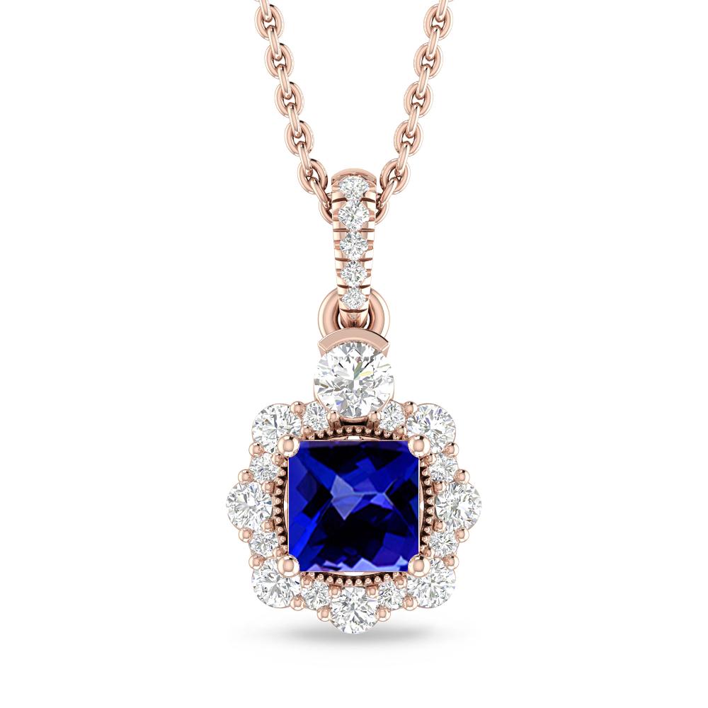 Rose Gold - Tanzanite