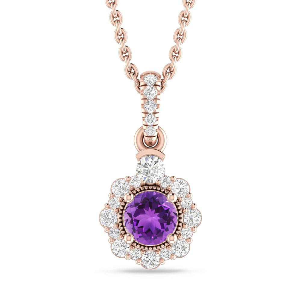 Rose Gold - Amethyst
