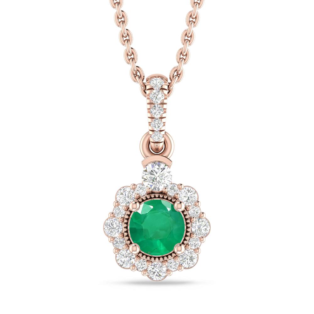 Rose Gold - Emerald