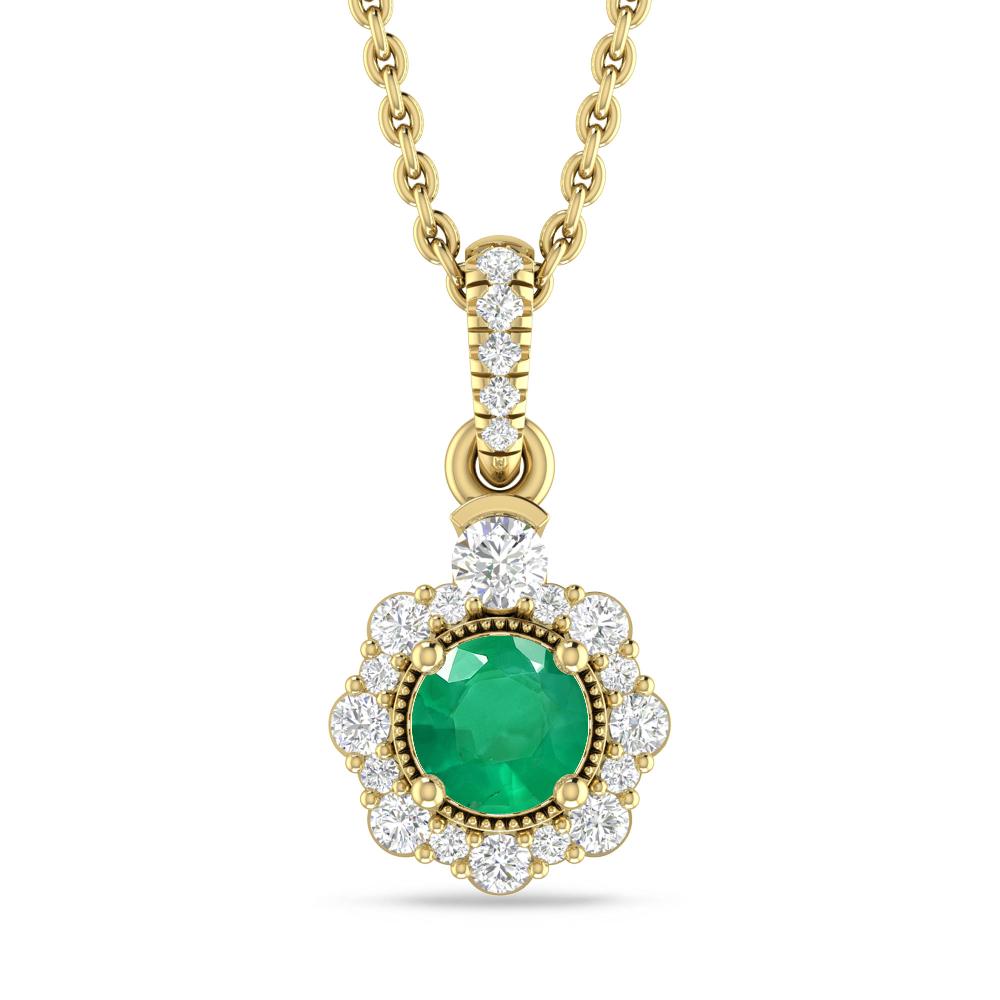 Yellow Gold - Emerald