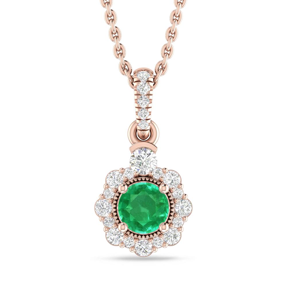Rose Gold - Emerald