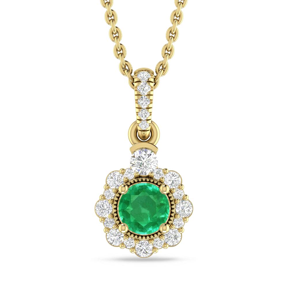 Yellow Gold - Emerald