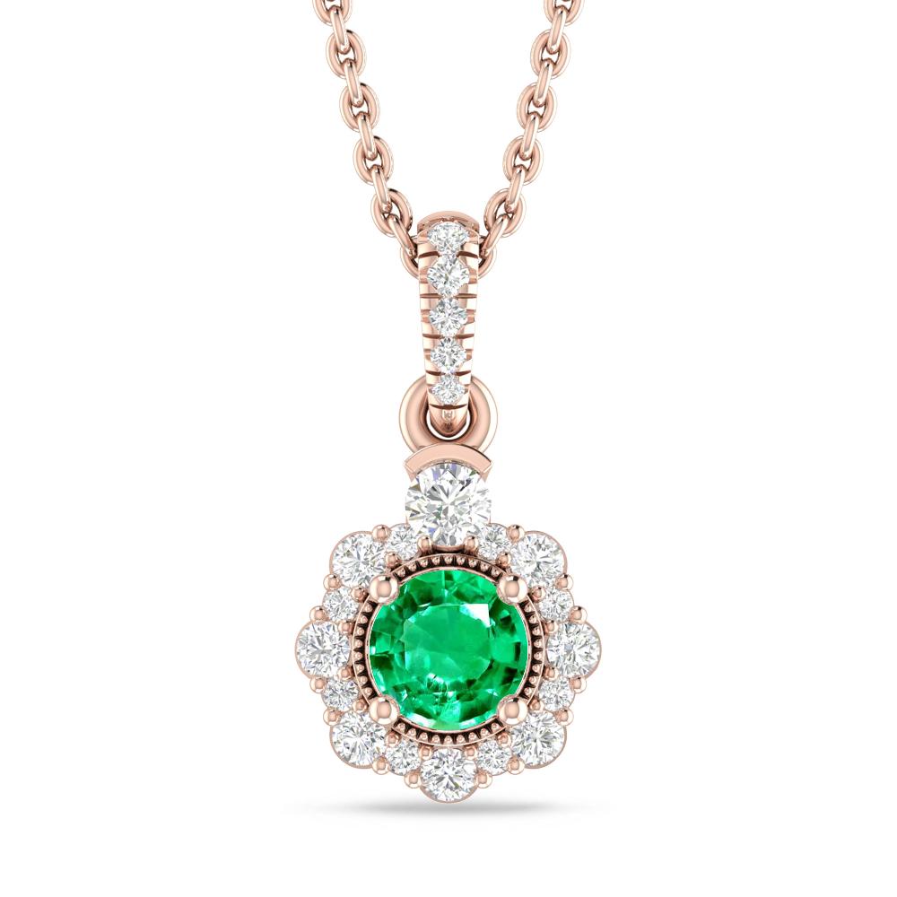 Rose Gold - Emerald