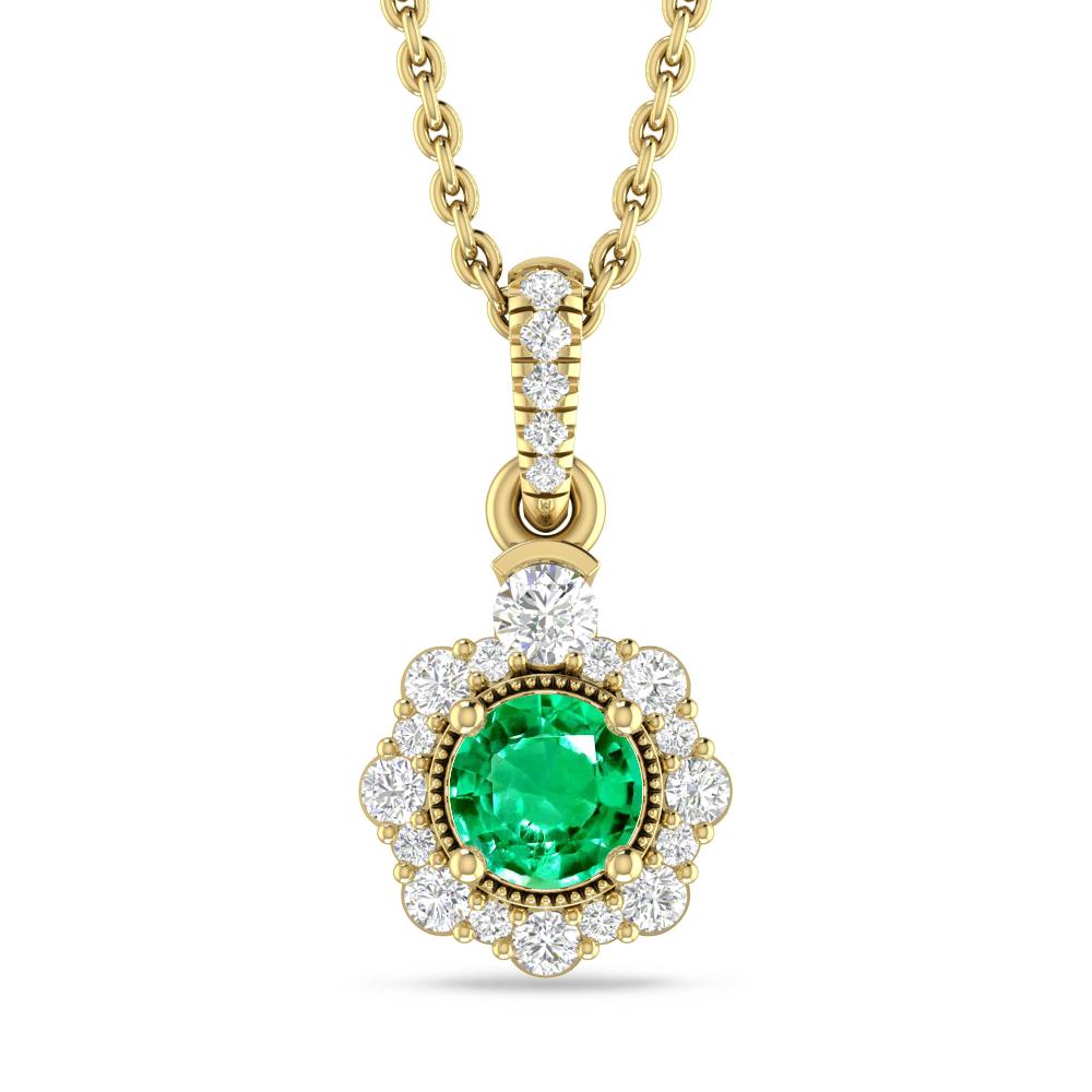 Yellow Gold - Emerald