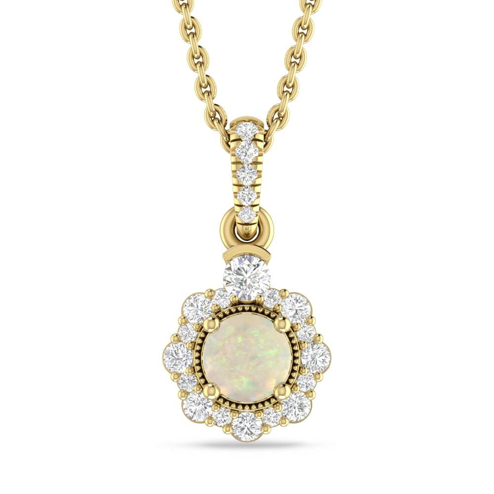 Yellow Gold - Opal