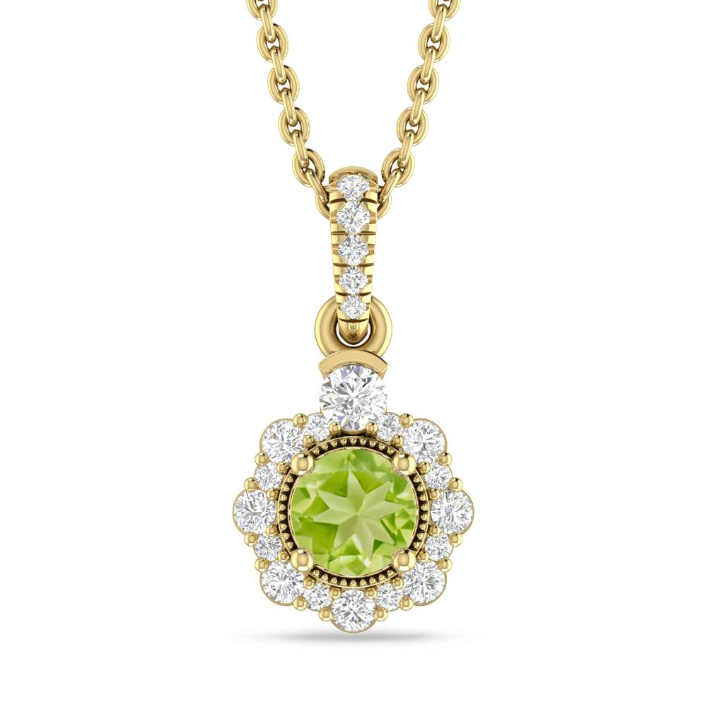 Yellow Gold - Peridot
