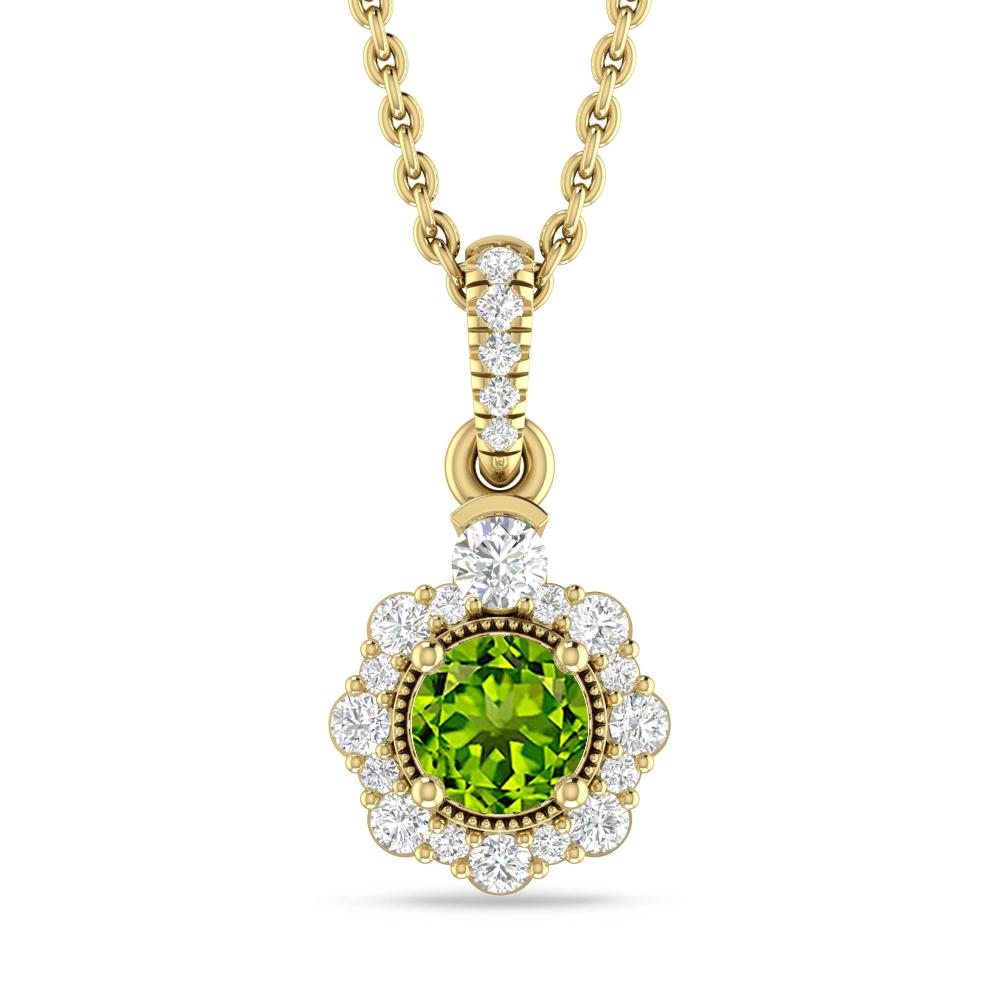 Yellow Gold - Peridot