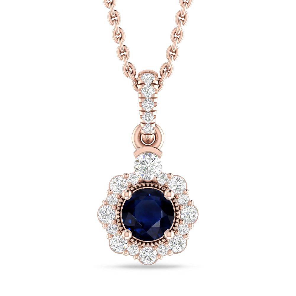 Rose Gold - Sapphire