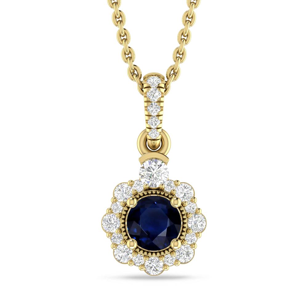 Yellow Gold - Sapphire