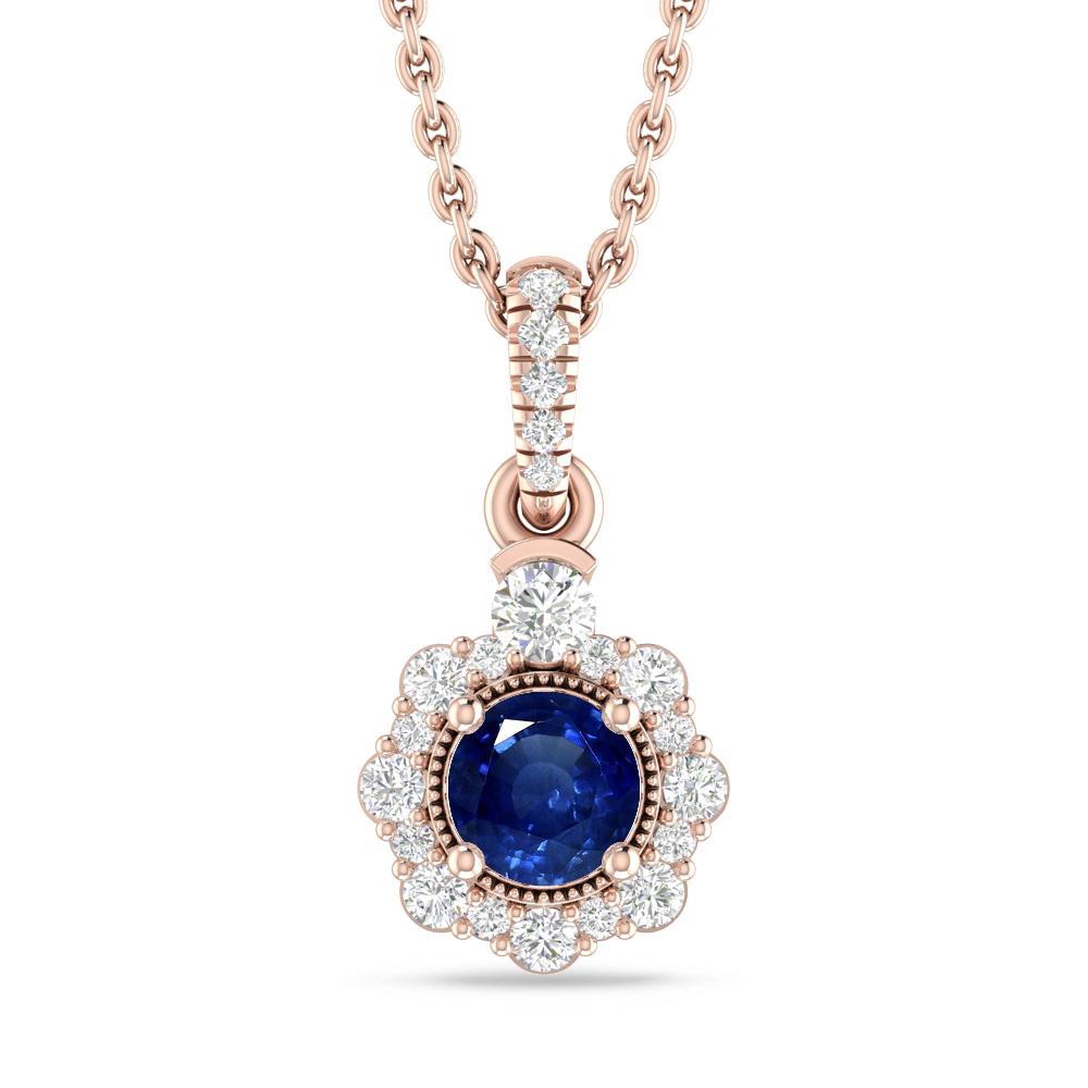 Rose Gold - Sapphire
