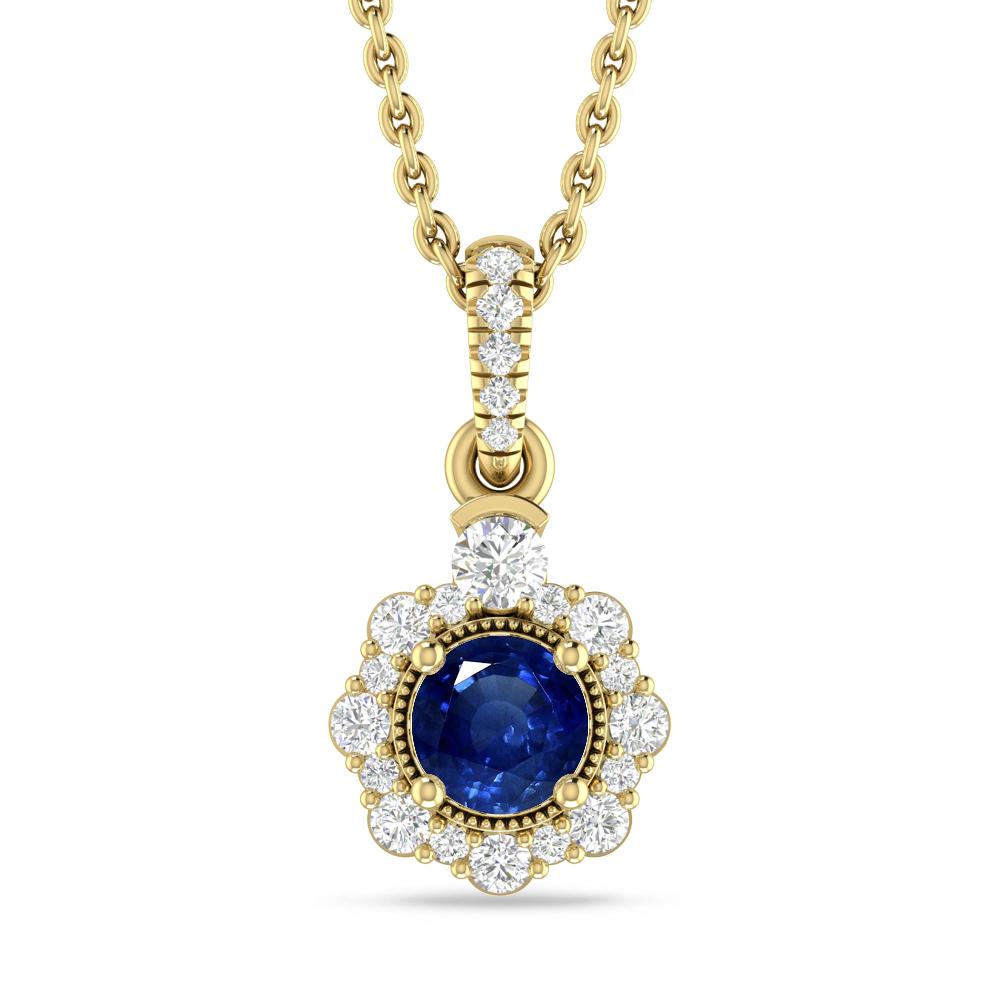 Yellow Gold - Sapphire