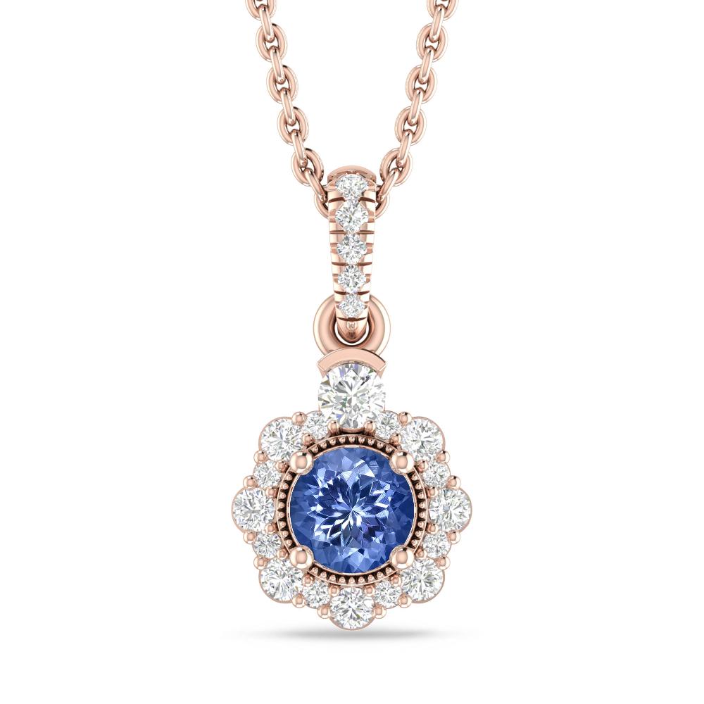 Rose Gold - Tanzanite