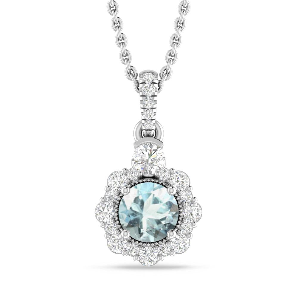 White Gold - Aquamarine