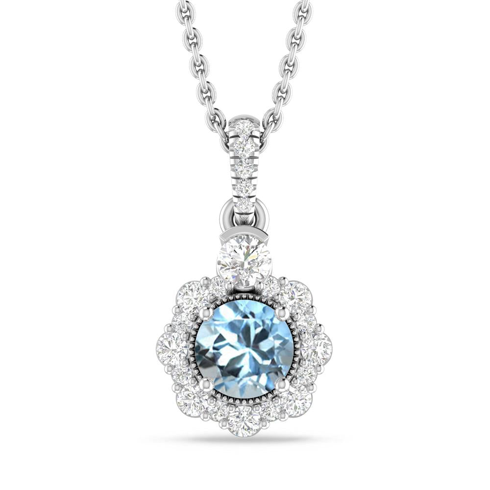White Gold - Aquamarine