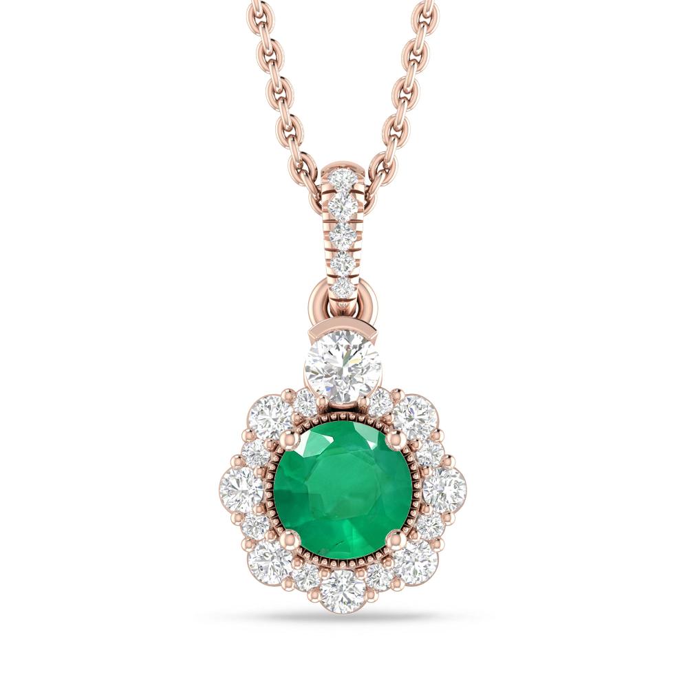 Rose Gold - Emerald