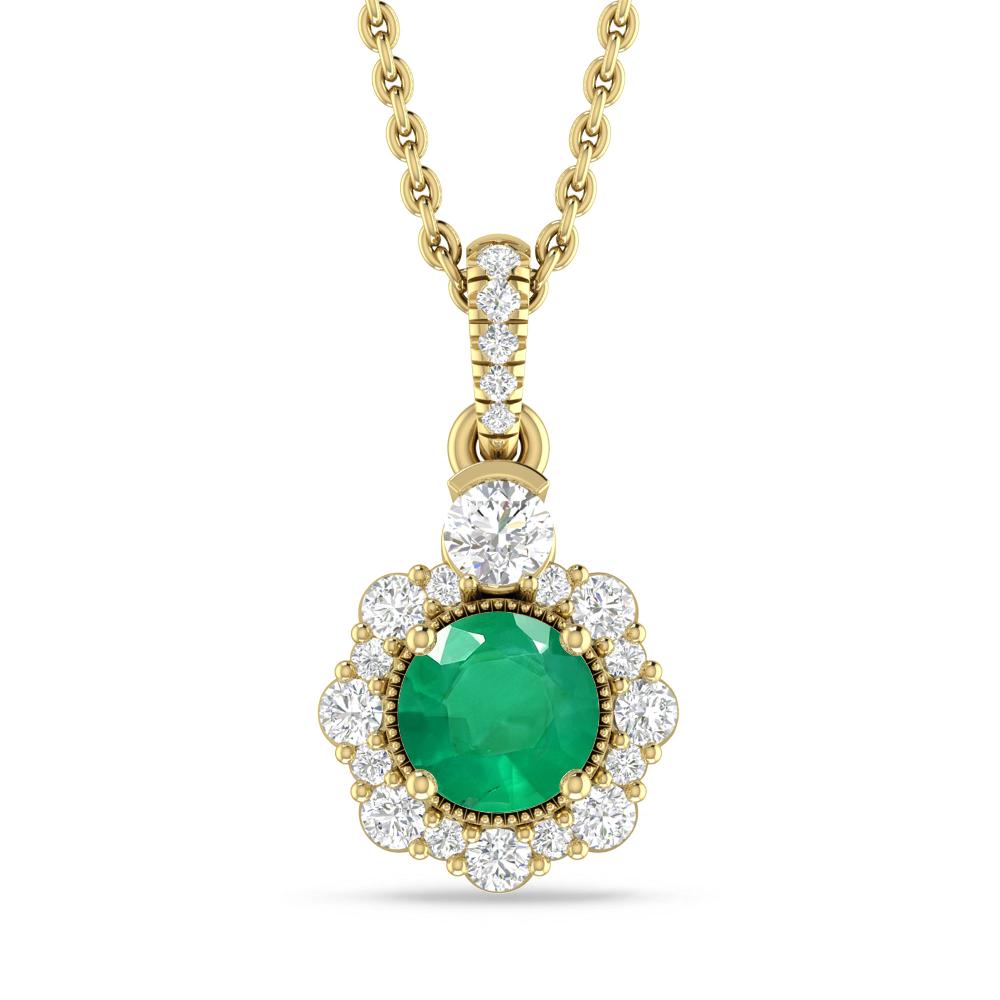 Yellow Gold - Emerald