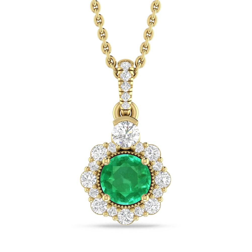 Yellow Gold - Emerald