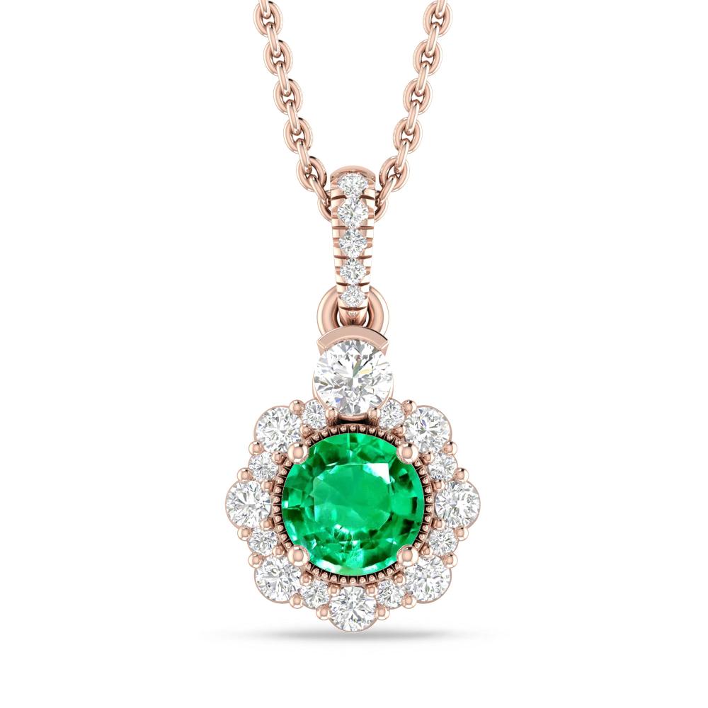 Rose Gold - Emerald