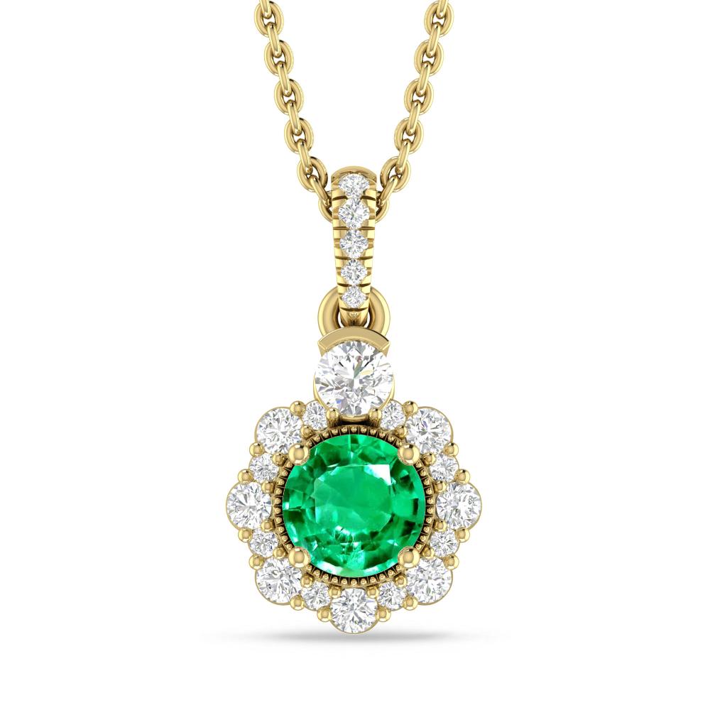 Yellow Gold - Emerald