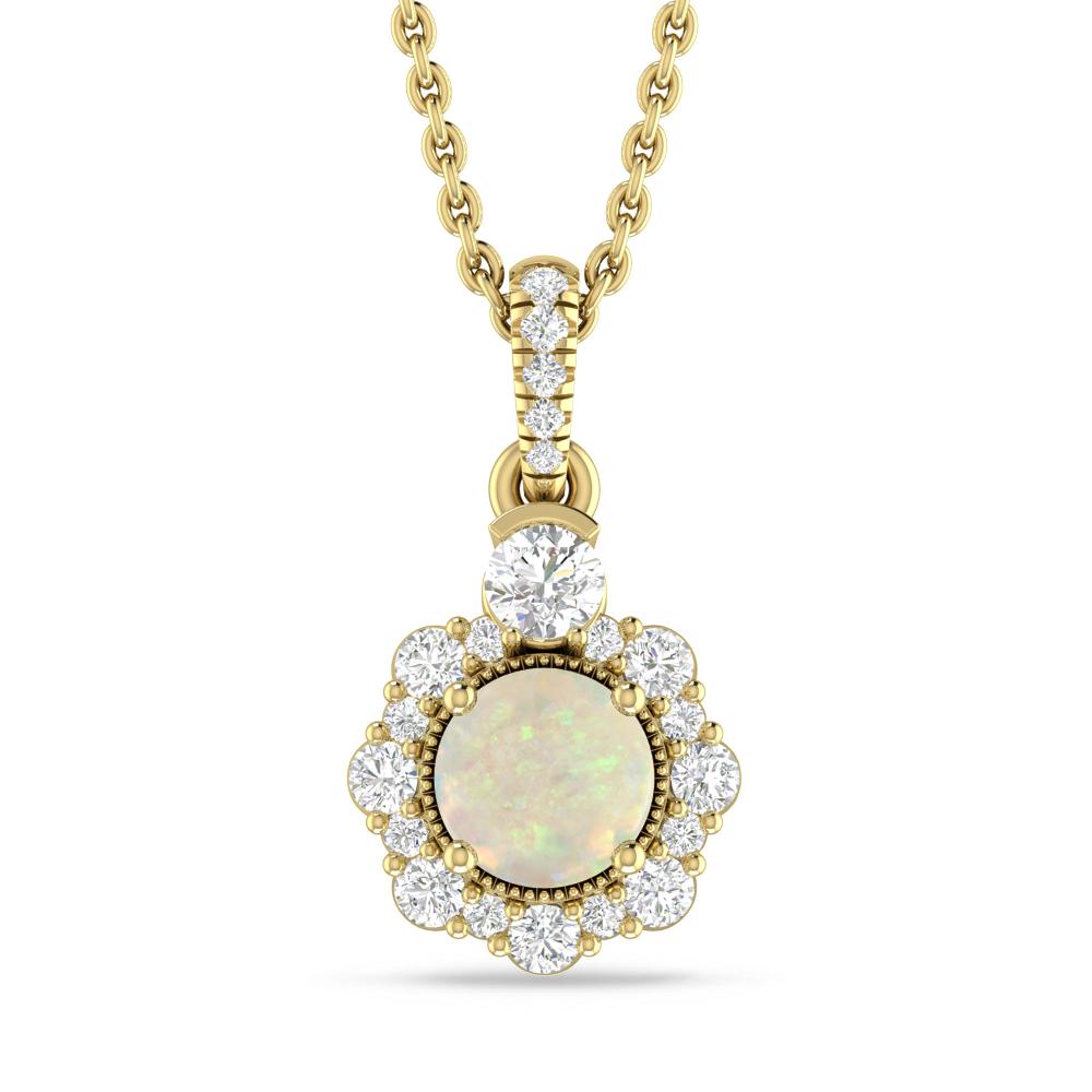 Yellow Gold - Opal