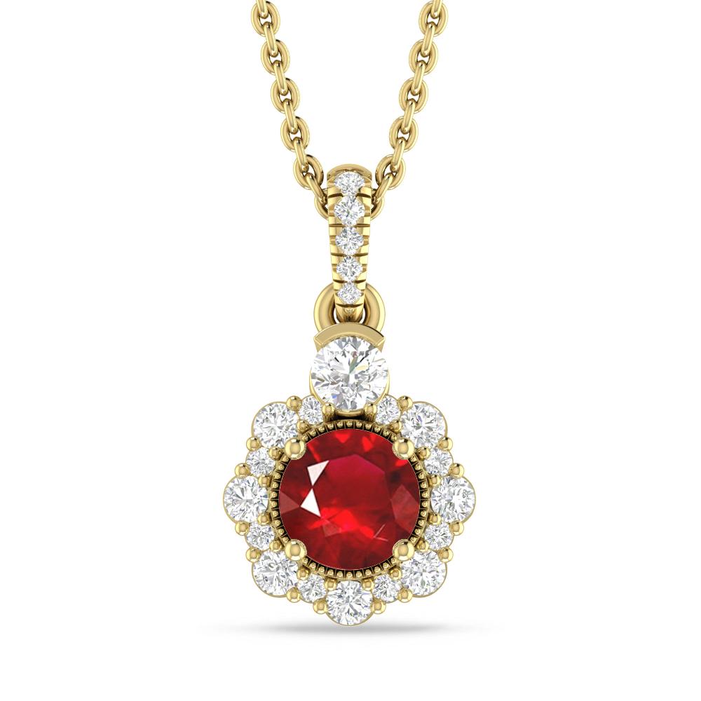 Yellow Gold - Ruby