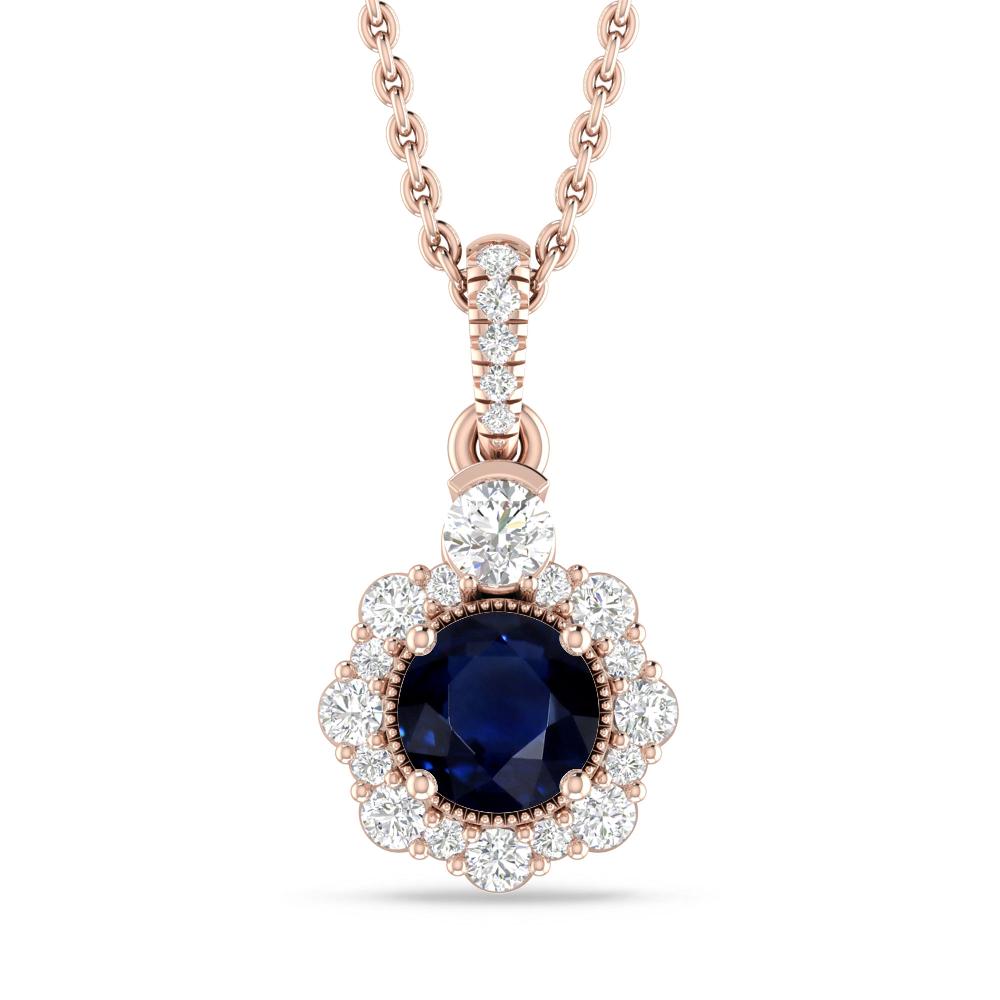 Rose Gold - Sapphire