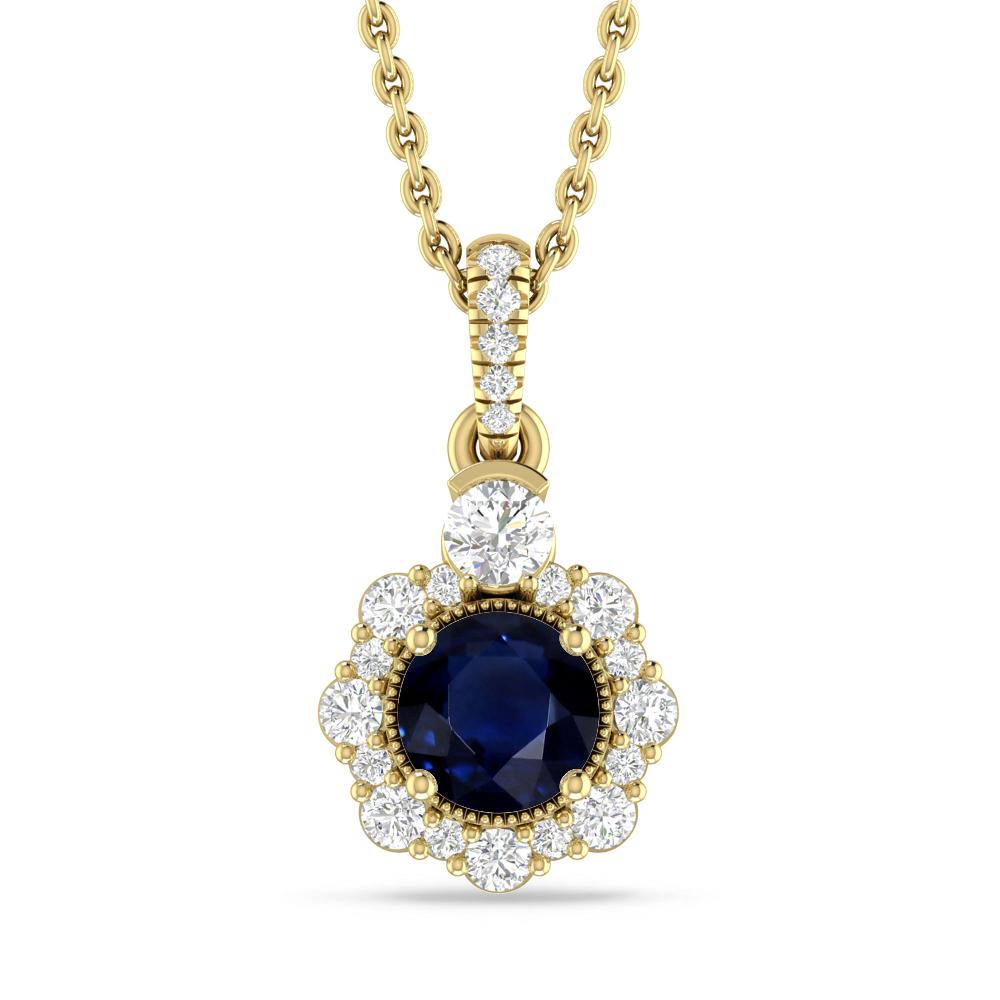 Yellow Gold - Sapphire