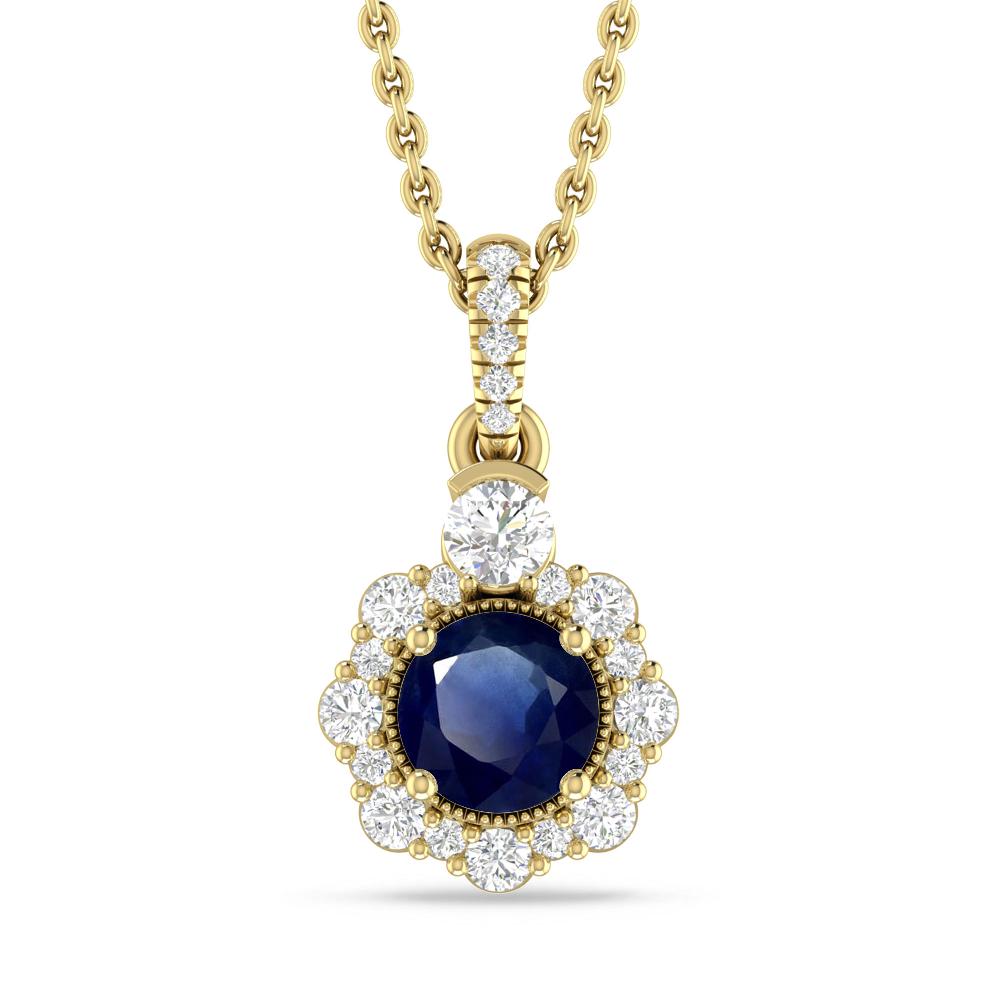 Yellow Gold - Sapphire