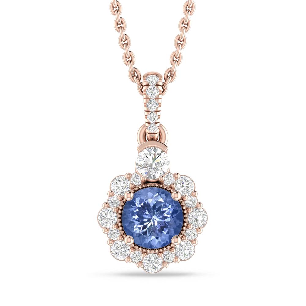 Rose Gold - Tanzanite