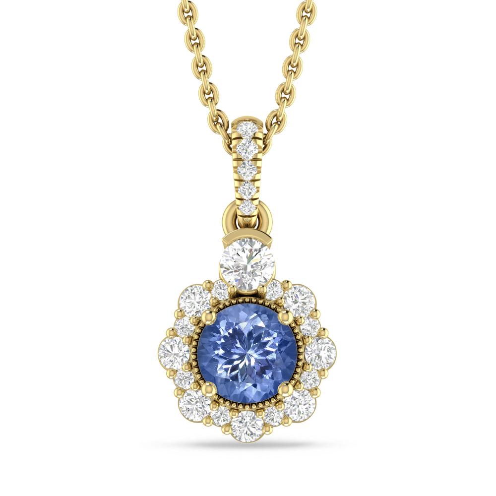 Yellow Gold - Tanzanite