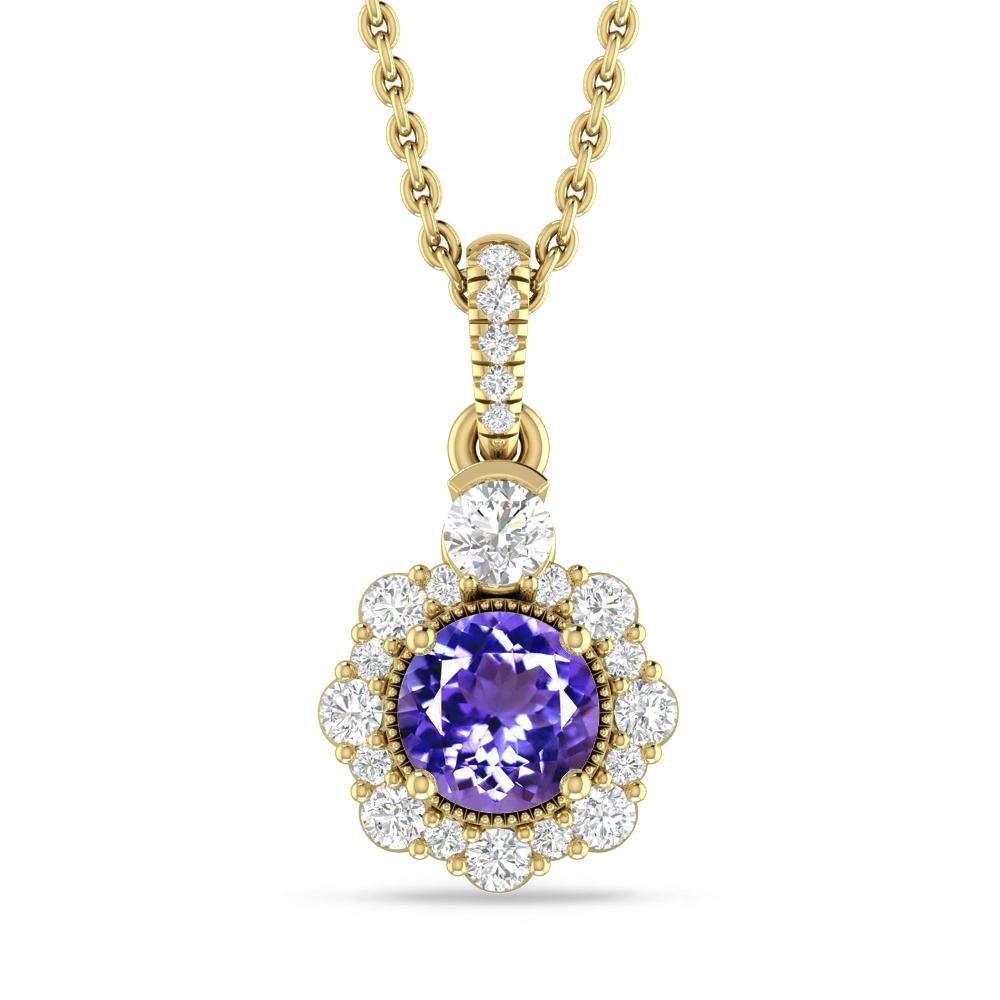 Yellow Gold - Tanzanite