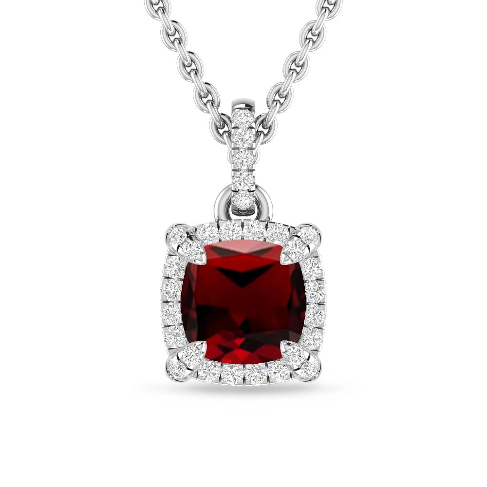 White Gold - Garnet