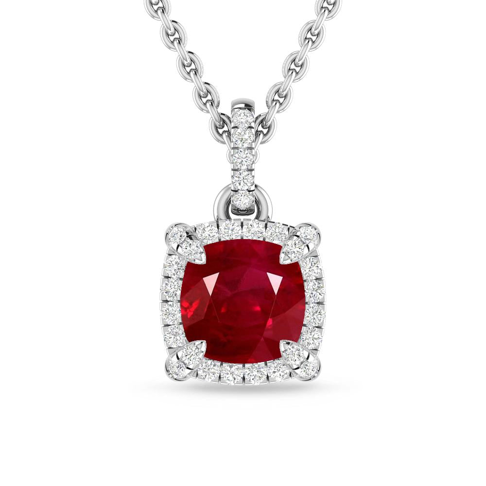 White Gold - Ruby