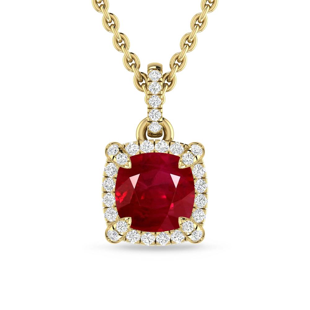 Yellow Gold - Ruby