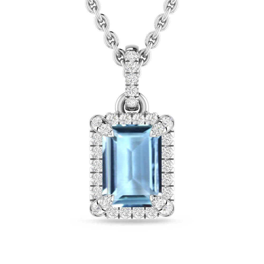 White Gold - Aquamarine
